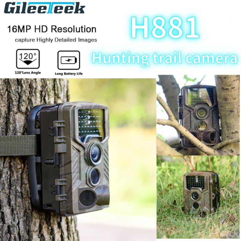 

H881 Hunting camera 2.4 ''TFT LCD HD 1080P 16MP 20M Infrared Night Vision Wildlife Scouting Hunting Trail Camera IP56 Waterproof