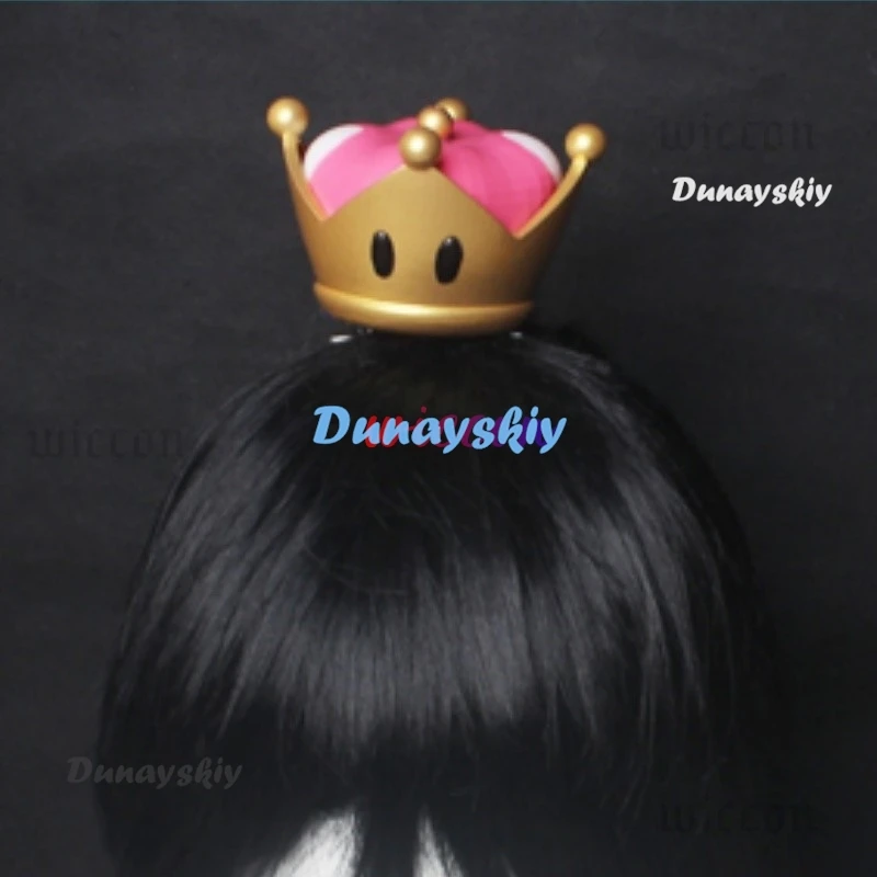 New 3D Bowsette Kuppa Koopa Hime Princess Cosplay Womanize Crown Hairpiece Headwear Halloween Costume Props Handwork