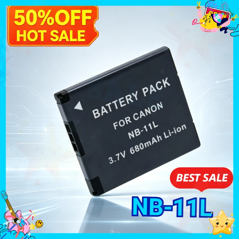 3.7V 680mAh NB-11L Digital Camera Battery for Canon PowerShot A4000 A3400 A3500 SX430 SX420 IXUS 285HS IXUS 245/125/180 NB-11LH