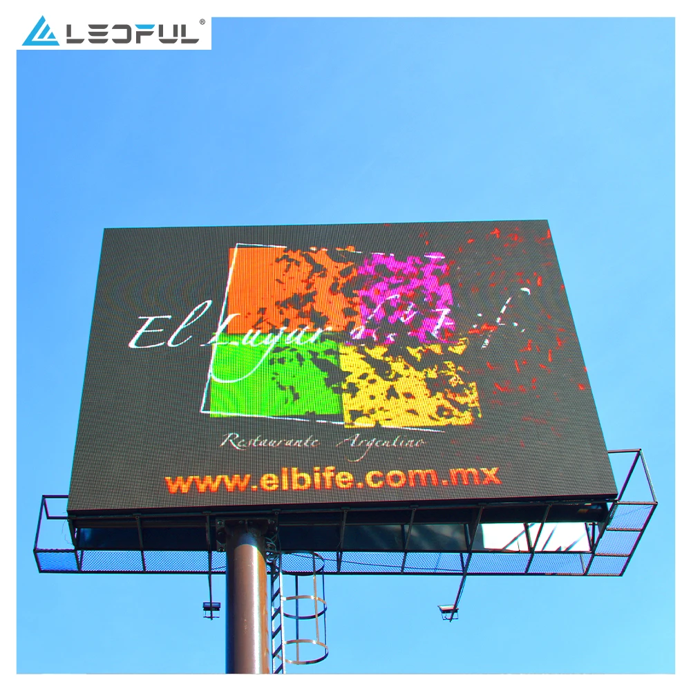 Tabellone pubblicitario a LED per parete video esterna grande con schermo LED enorme impermeabile IP68