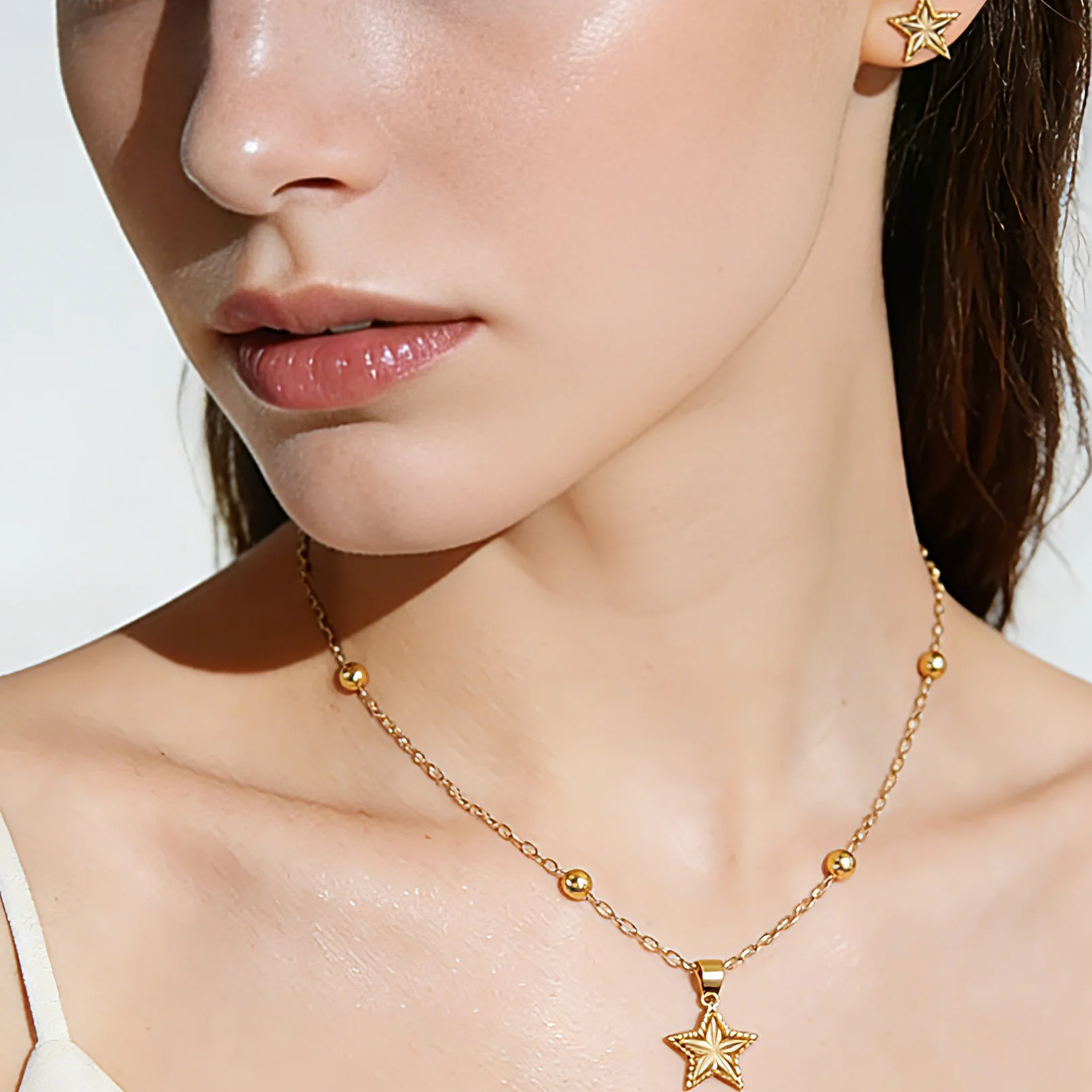 Romantisches 2-teiliges Schmuckset mit Anhänger, Halskette und Ohrringen, perfekt für Frauen, Bräute, Hochzeiten, Geschenke und Mädchen-Geburtstage – Detail 30