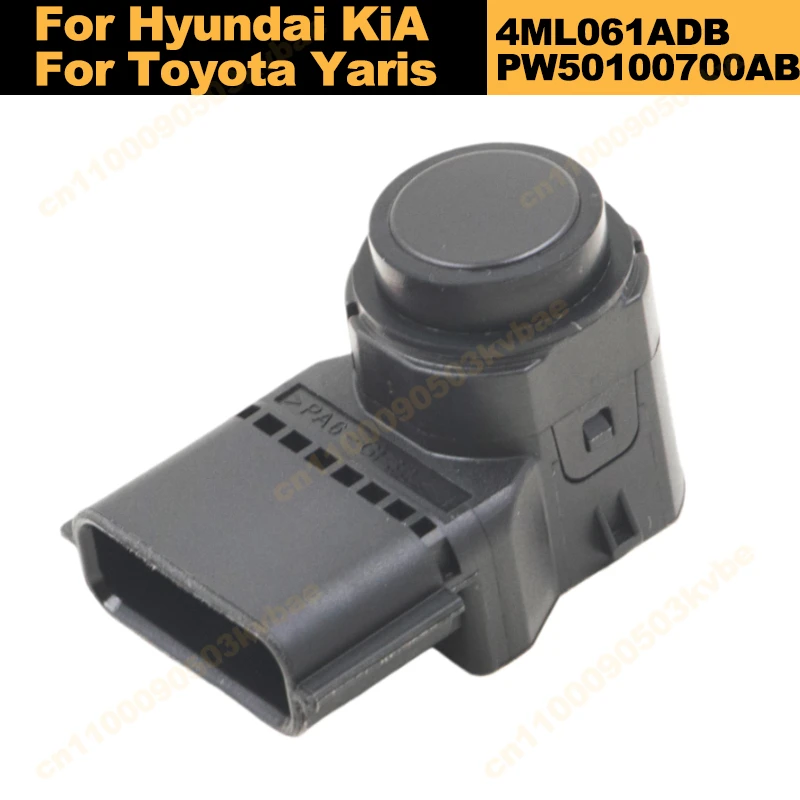 

4ML061ADB PDC Parking Sensor Black For Hyundai Kia For Toyota Yaris PW50100700AB Replacement Parts Brand New High Quality 1pc
