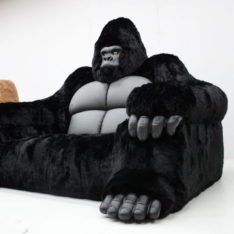 

Gorilla animal King Kong sofa designer cartoon modeling sofa villa two-dimensional Internet celebrity high-end