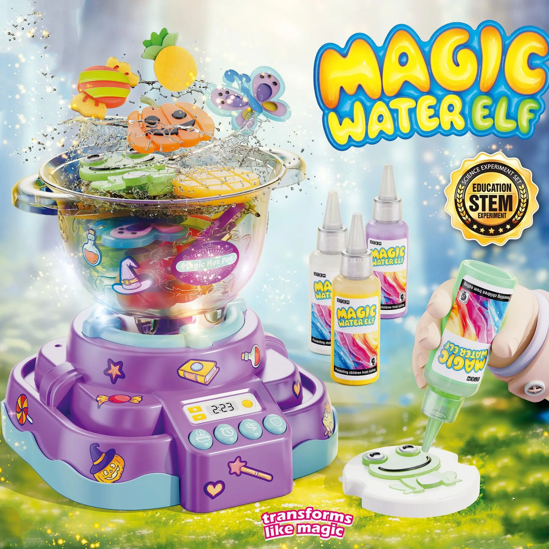Magic Water Elf Kit Magic Pot STEM Science Experiment DIY Craft Toy For Kids