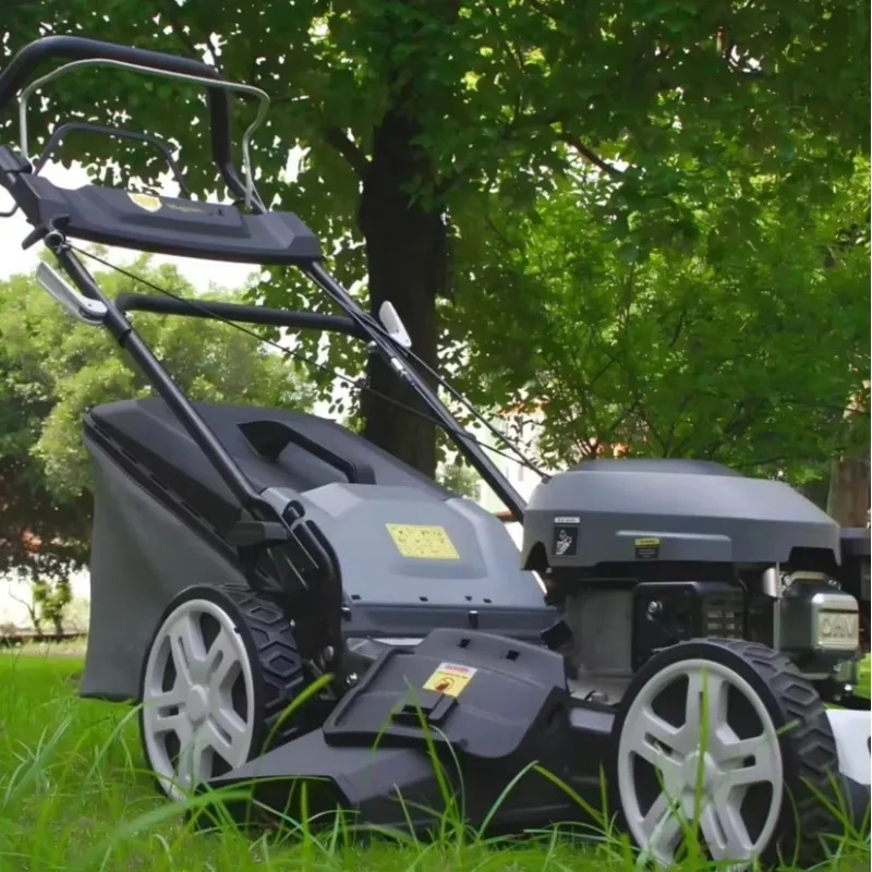 Quick High Efficiency Motorized Hand Push Mower with 2.8kw Power and 149cc Displacement for Home Use Orchard Weeding High Safety