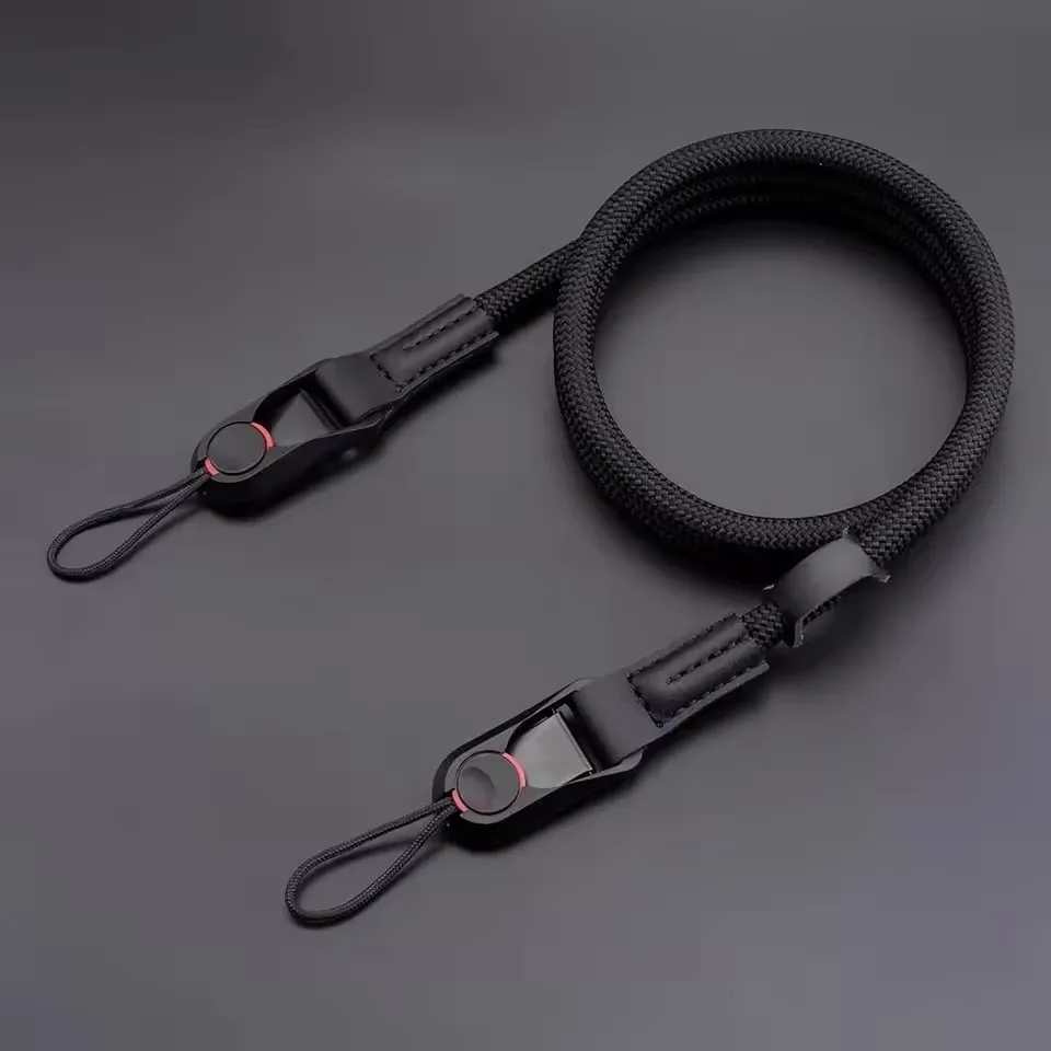 1M Quick Release Ronde Koord Camera Band Snel Afneembare Schouderband voor DSLR Spiegelloze Camera Verstelbare Camera Nekband