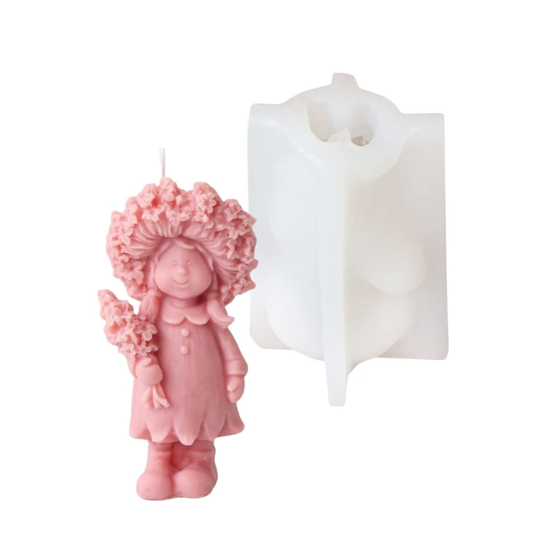 Moulds Boy/Girl Figurine Mold Suitable for Home Decorations