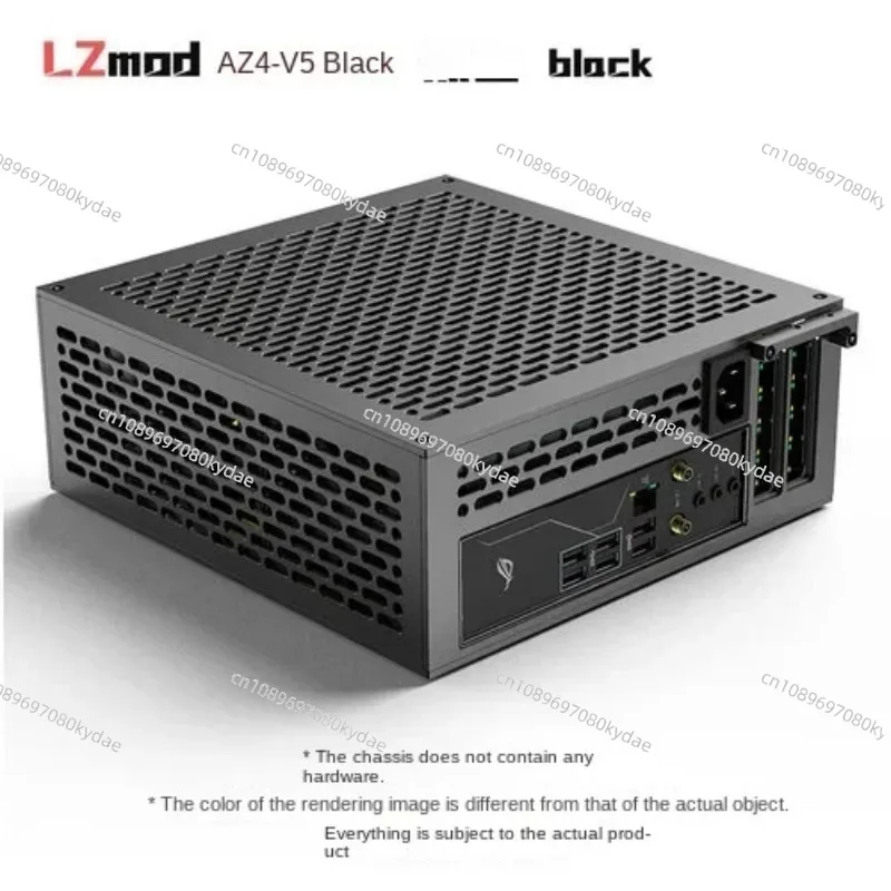 5L mini A24-V5 dual-slot single-display chassis double-sided chamfer 1u power supply itx