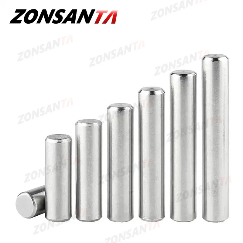 M1 M1.5 M2 M2.5 M3 M4 M5 M6 M8 M10 304 Stainless Steel Cylindrical Locating Dowel Pin Fixed Shaft Pins Round Bar Solid Rod