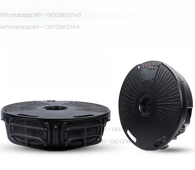 Car spare tire subwoofer high power shock heavy bass modification special ultra-thin speaker