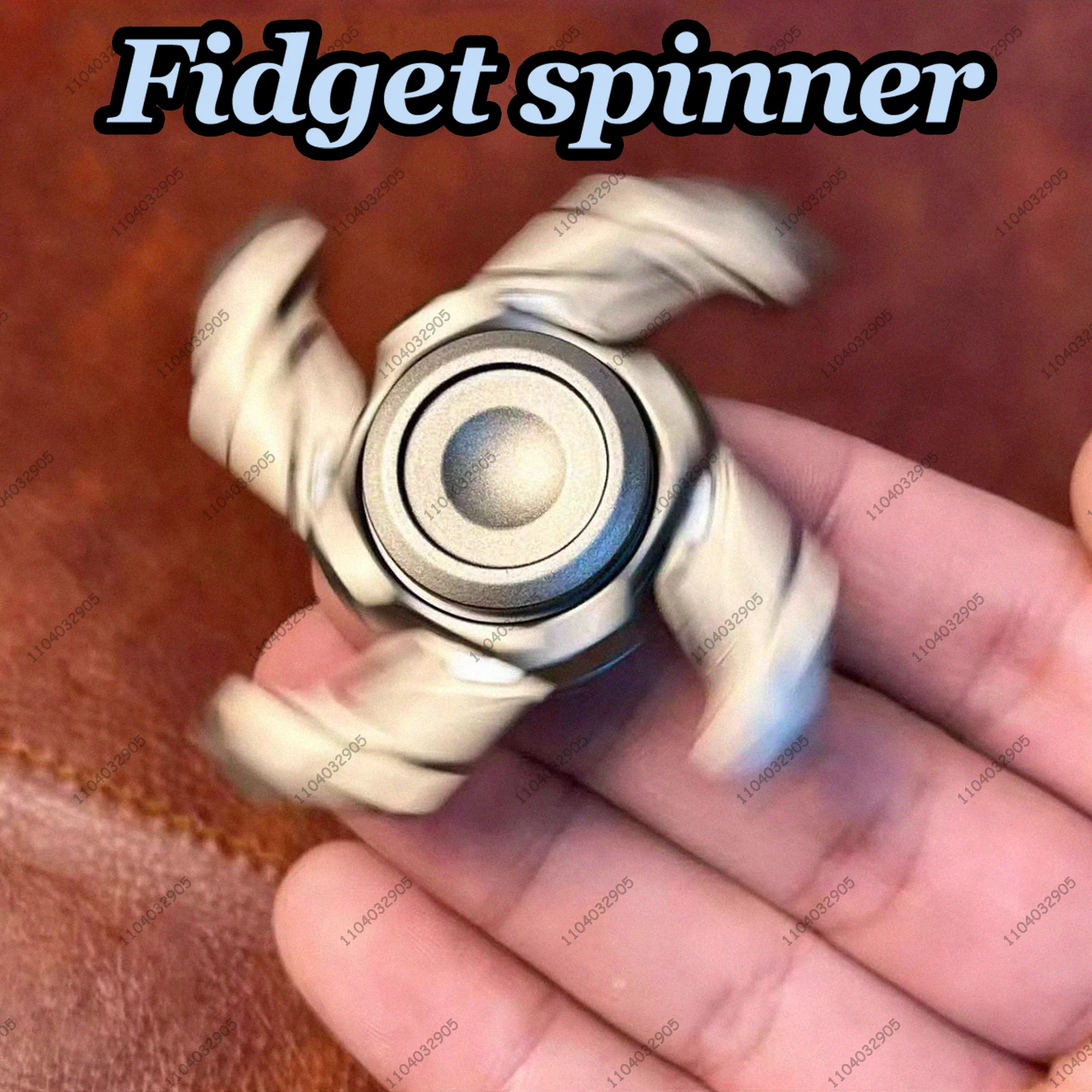 EDC Fidget Spinner Snap-Action Armatura Spinner per pollice Schiaffo in acciaio inossidabile Rotazione della moneta Fidget Gear Gadget Regalo antistress