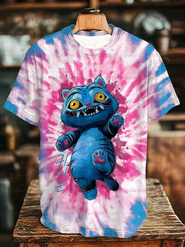 الوالدين والطفل قصيرة الأكمام لطيف Kpop شيطان الصيادين المحملة Harajuku عارضة أزياء الهالوين المحملة الأعلى تأثيري الملابس تي شيرت #1