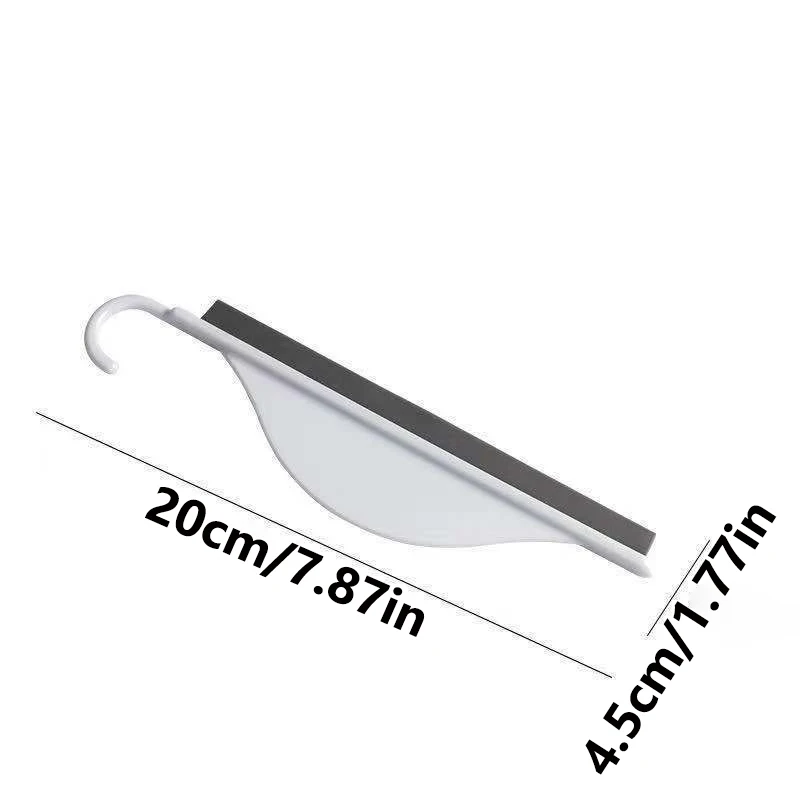 2pcs Silicone Mirror Wipe Squeegee Glass Cleaning Tool for Bathroom and Kitchen Easy to Use Protects for and Tiles