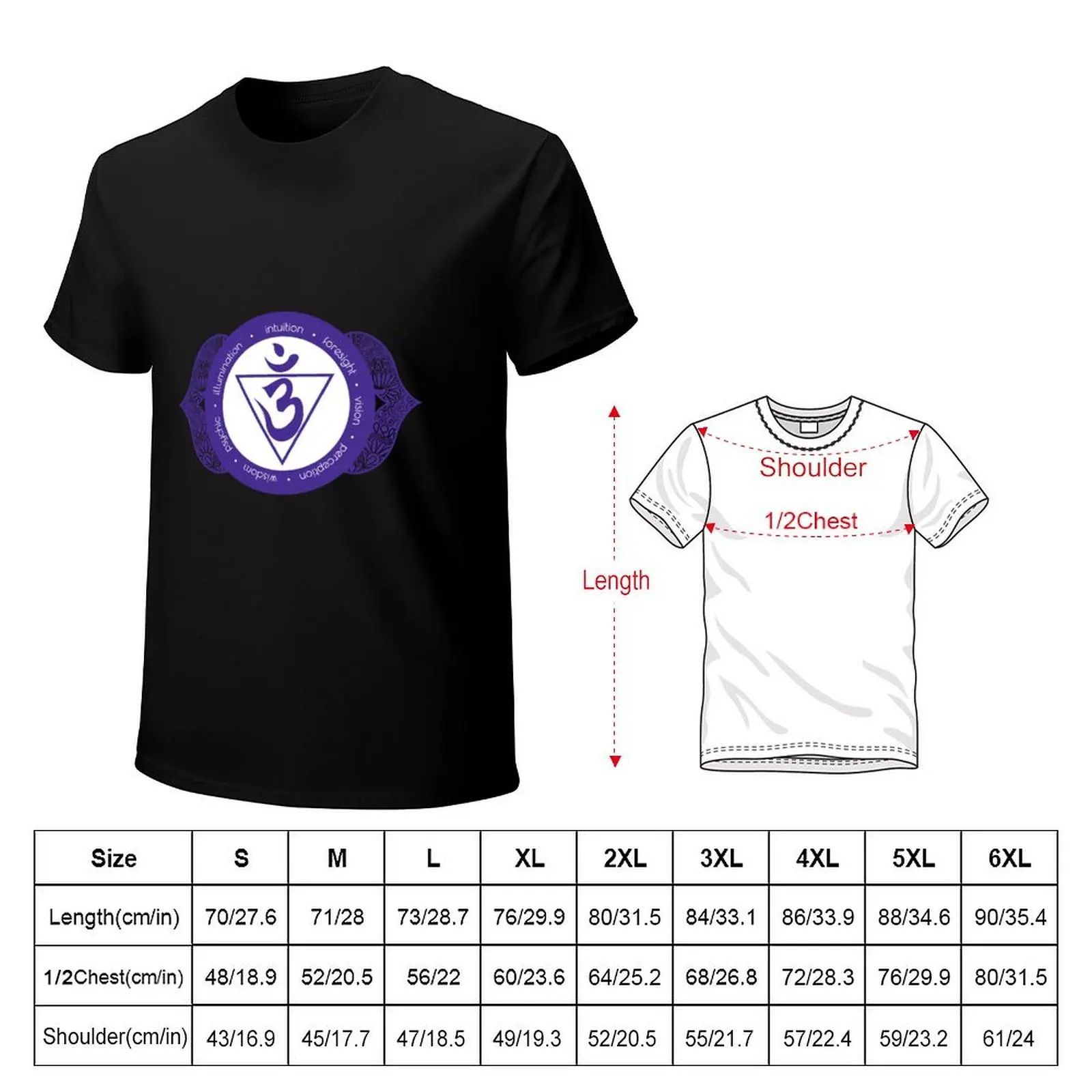Third Eye Chakra T-Shirt Summer Sports Quick Dry T-Shirt