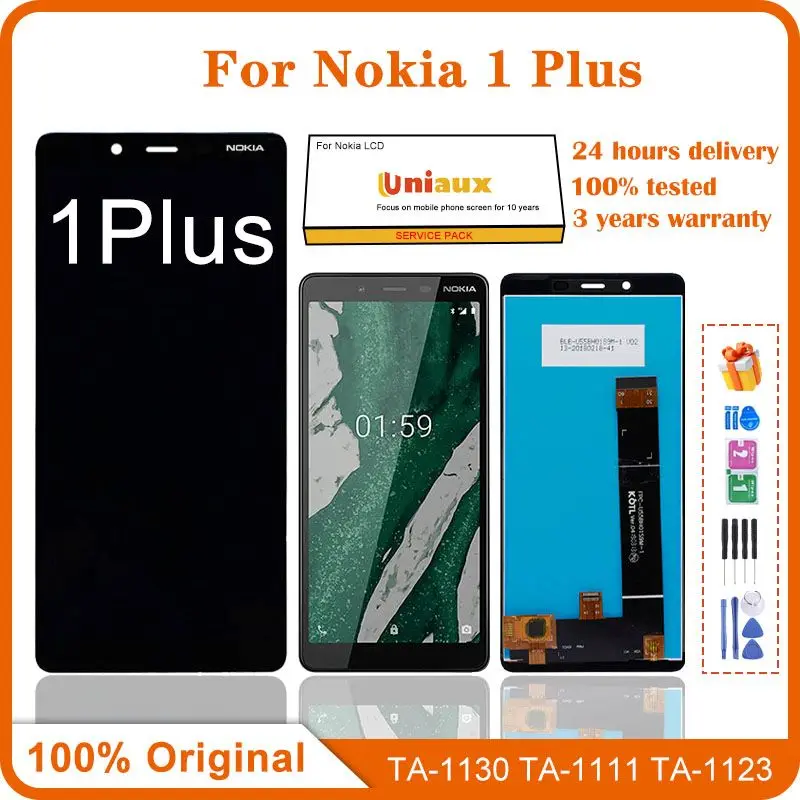 

5.45" Original LCD For Nokia 1 Plus LCD Display Touch Screen Digitizer Assembly For Nokia N1 Plus TA-1030 TA-1123 TA-1127 LCD