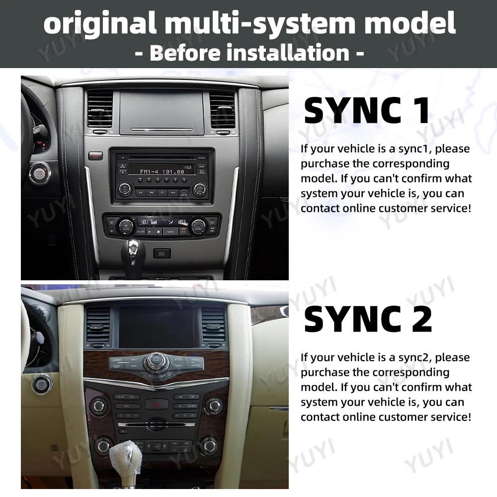 10.4 Inch Android 13 Car Radio For Nissan Armada Patrol Y62 2010-2020 GPS Navigation DVD Stereo Multimedia Player Stereo Unit