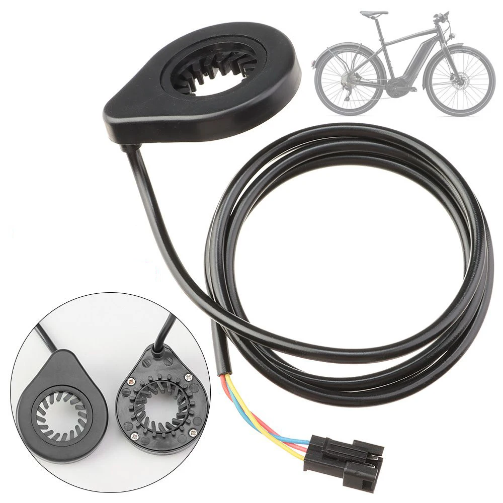 Sensor de asistencia de Pedal de doble Hall para bicicleta eléctrica, sistema PAS, piezas de Sensor de velocidad de bicicleta eléctrica, 12 imanes