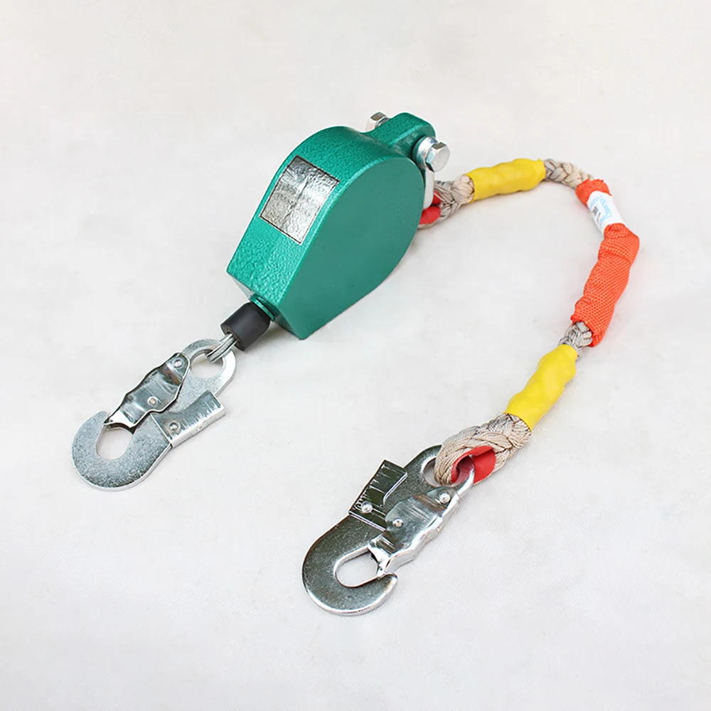 Alloy Steel Fall Arrest Device with 10M Cable, 150KG Capacity