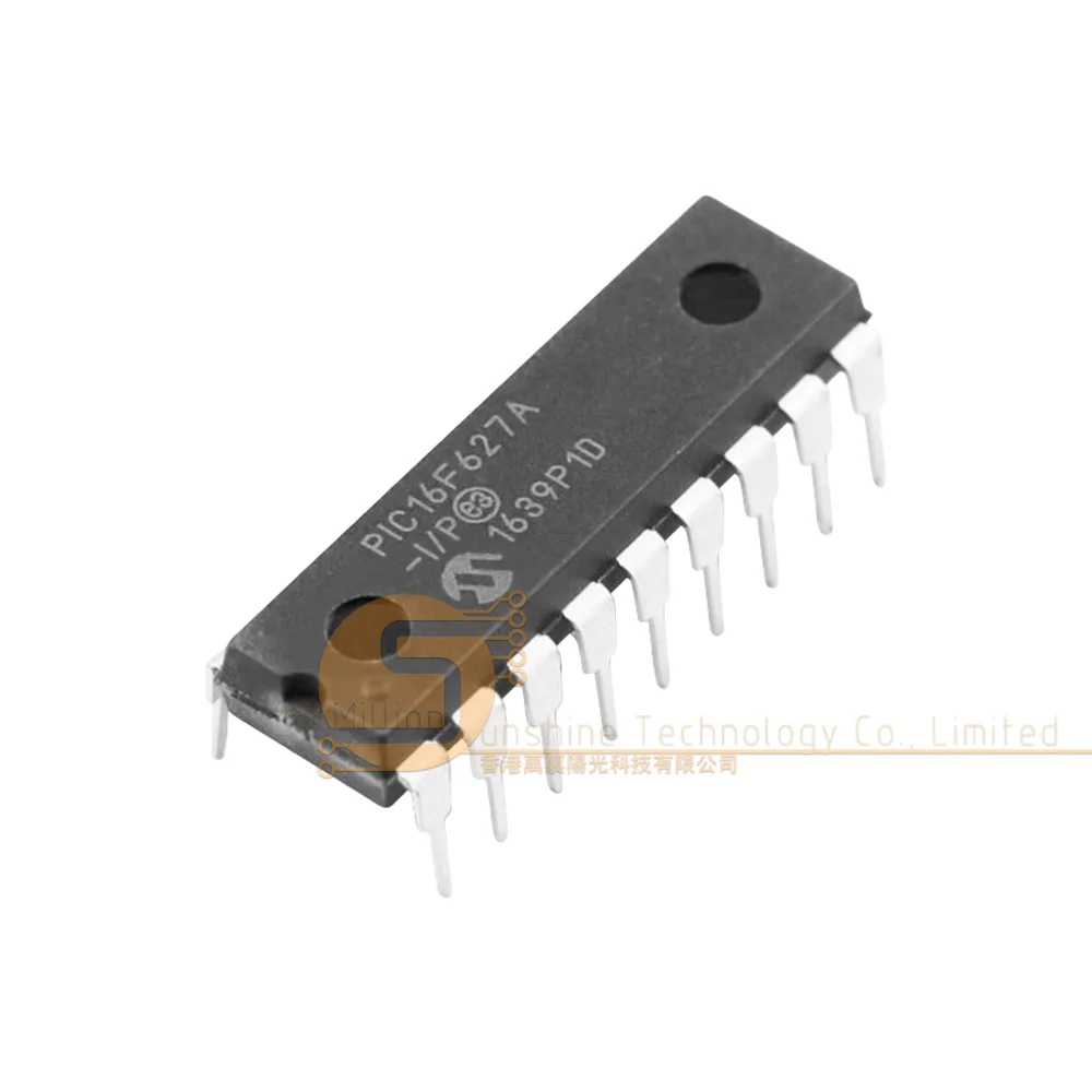 2pcs PIC16F627A-I_P DIP-18 PIC 20MHz 8 Bit 1.75KB
