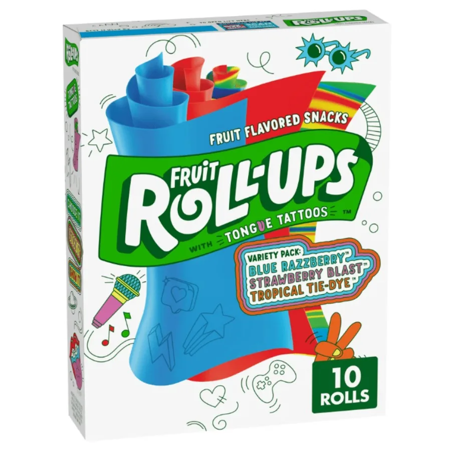 

Fruit RollUps Fruit Flavored Snacks Variety Pack Pouches 10 ct
