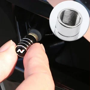 Car tire valve lids, staff for hyundai n line i10, i20, i30, sonata, tucson, oil, elantra, vagoster, kona, 4 pieces per set 8 Main Sales Valve Body i30 - №6