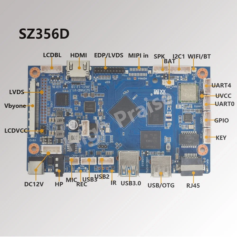 Rockchip RK3566 Single board computer arm android linux motherboard for POS system