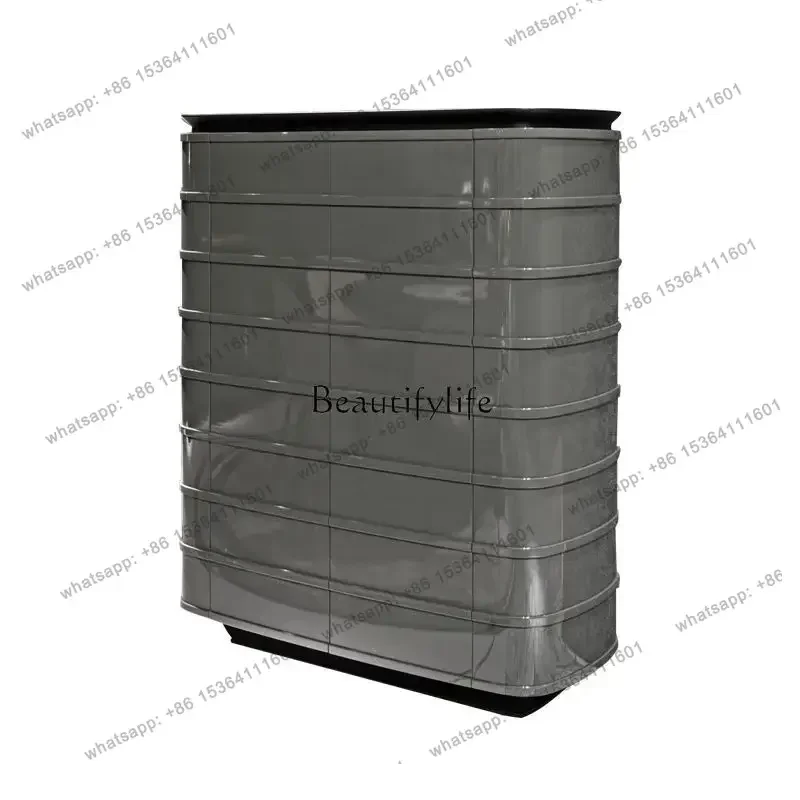 Factory Direct*Light luxury dining side cabinet luxury restaurant floor simple modern Italian designer double door vertical