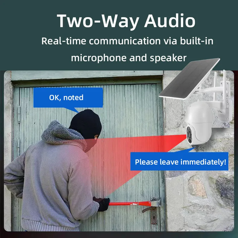 3MP في الهواء الطلق اللاسلكية 4G/WiFi البطارية الشمسية الطاقة IP مراقبة كاميرا منزلية 1080p HD Ip CCTV الأمن TUYA WIFI Led كاميرا