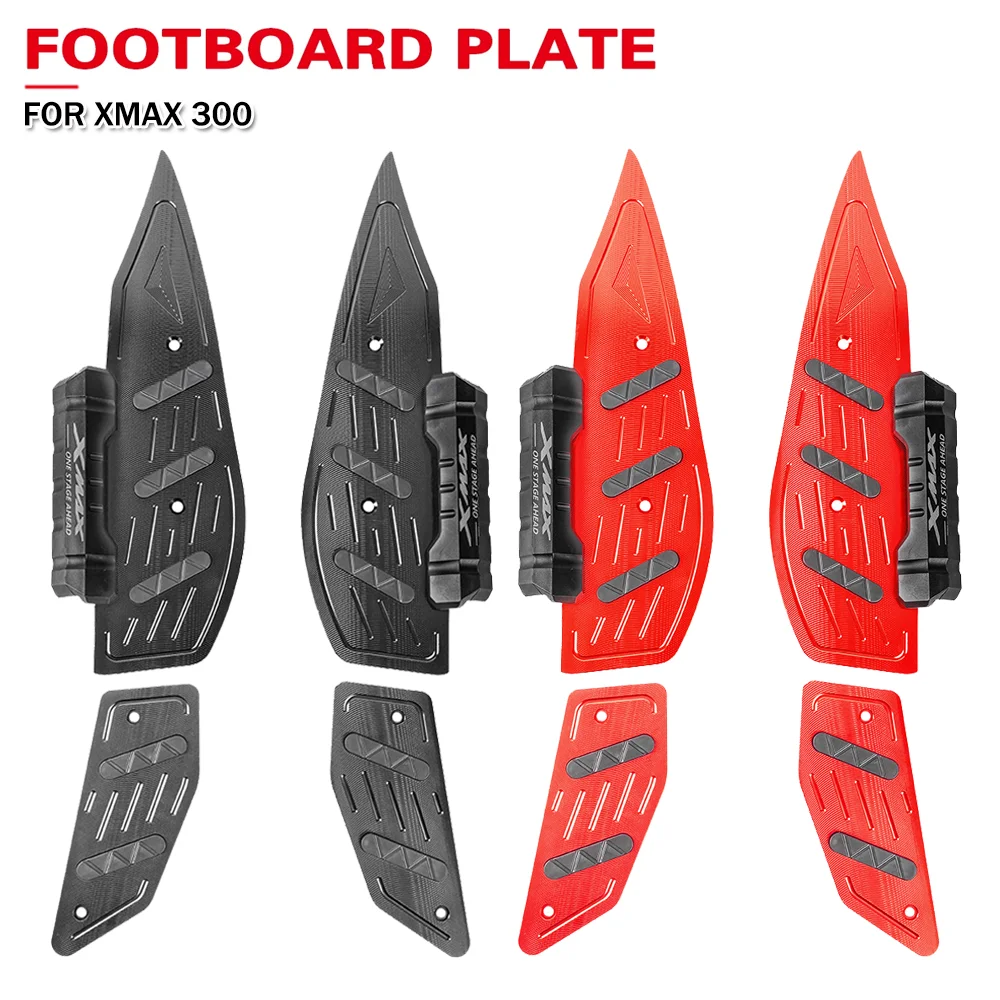 

Motorcycle Footrest Footboard Step Footpad Pedal Plate Foot Pegs Accessories For YAMAHA XMAX X-MAX 300 XMAX300 2018-2024 2025