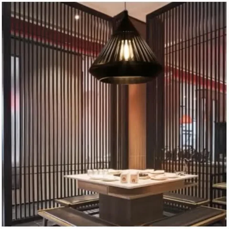 

Modern Simple Iron Diamond Chandelier for Restaurant Bar Coffee Shop Small Creative Personalized Single Meal Lighting