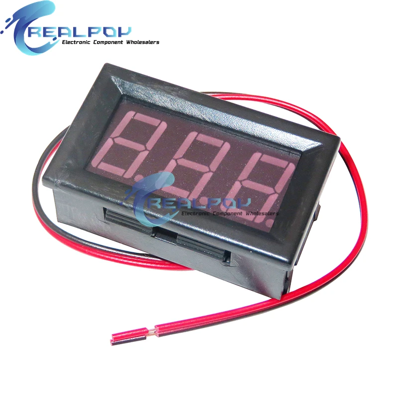 0.56 Mini LED Digital Voltmeter Detector DC 4.5-30V 12V 24V Voltage Capacity Monitor Volt Panel Tester Meter For Motorcycle Car