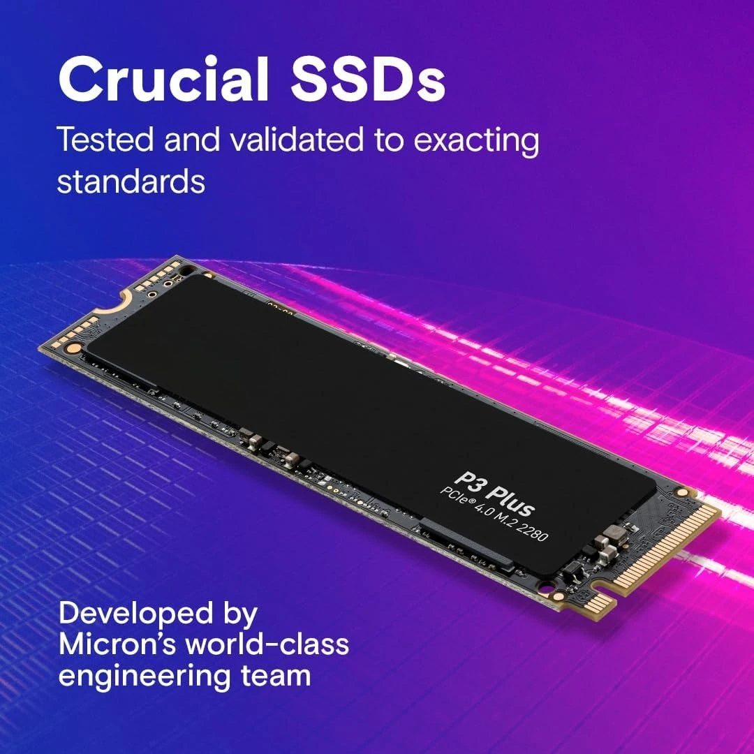 P3 Plus 4 تيرابايت PCIe Gen4 3D NAND NVMe M.2 SSD، حتى 4800 ميجابايت/ثانية - CT4000P3PSSD8 · مبيعات المصنع مباشرة