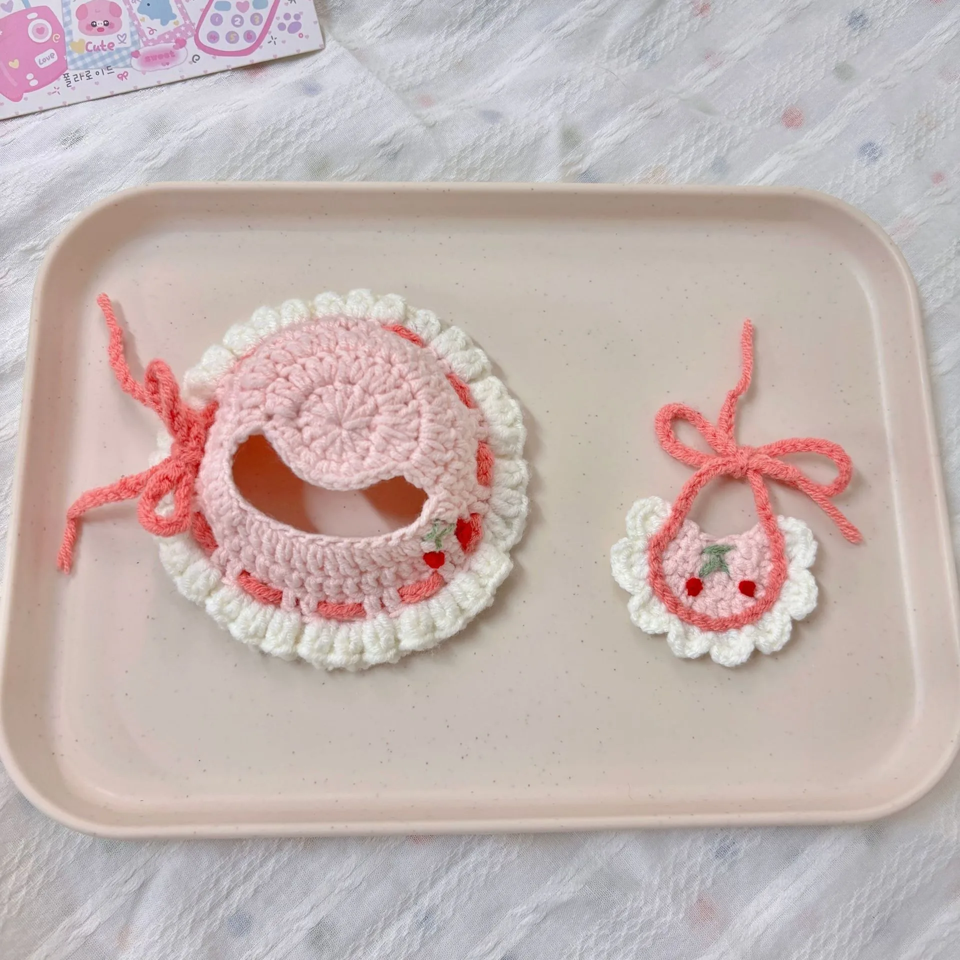 زي Labubu اللطيف مقاس 17 سم - ملابس مريلة قابلة للتعديل لـ Labubu، إكسسوارات أزياء المطبخ Kawaii (لا تتضمن دمية)