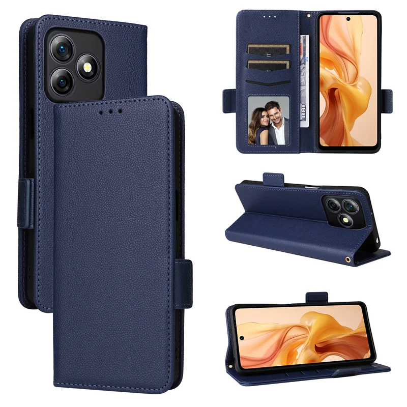 

For Ulefone Note 18 Pro Side buckle Hanging rope Wallet Phone Case for Ulefone Note 18 Pro Magnetic Phone Case Wallet