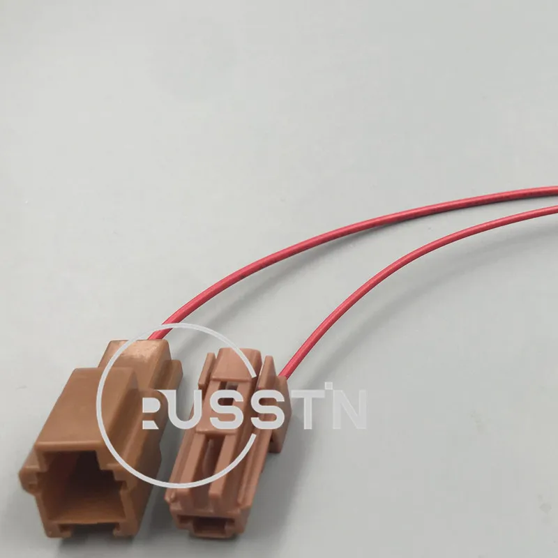 1 Set 1 Pin 6.3mm Cable Harness Socket AC Assembly Electric Cable Connector 6098-0232 6098-0234