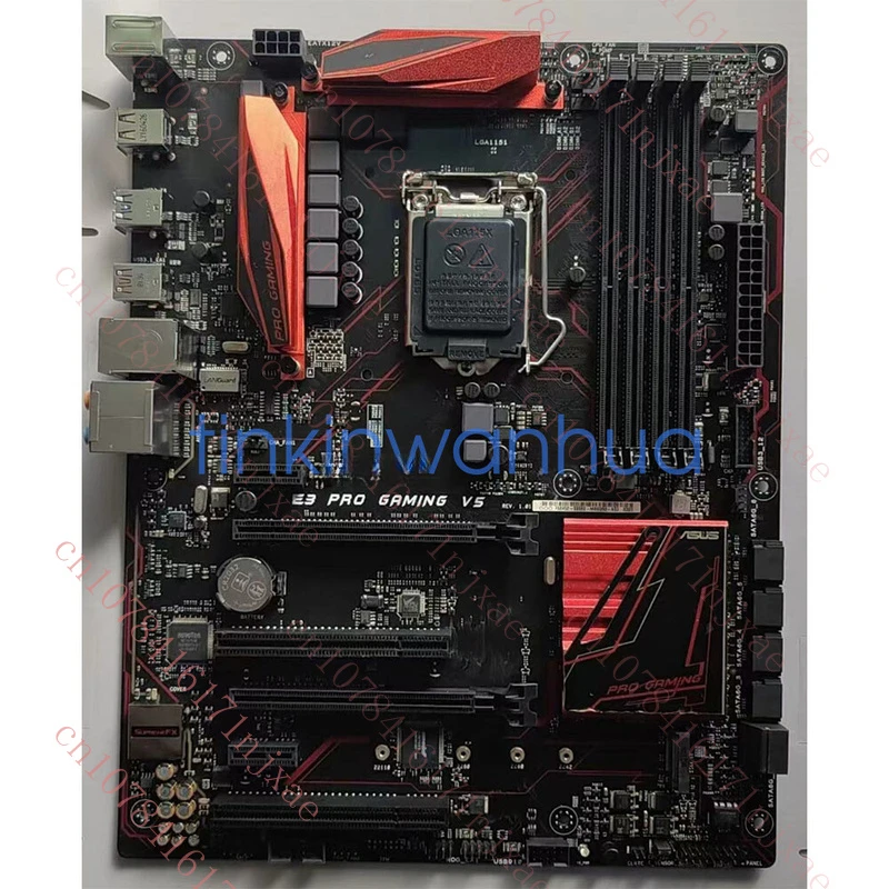 

used For Asus E3 PRO GAMING V5 Motherboard LGA 1151 DDR4 ATX Mainboard.