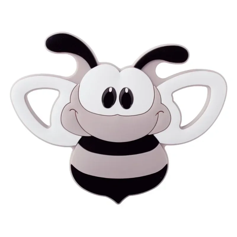 

1 шт. детский прорезыватель в форме пчелы — пищевой силикон, крошечный дизайн стержня для моляров и прорезывания зубов новорожденных