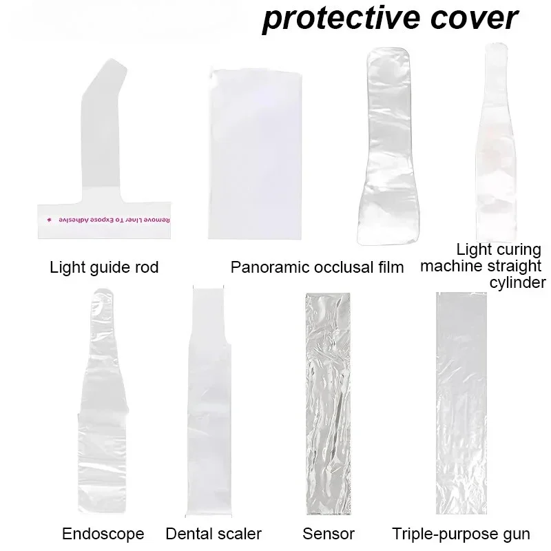 1box Disposable Light Curing Head Protective Dental Endoscope Intraoral Camera Protective Sleeves Sheath Covers