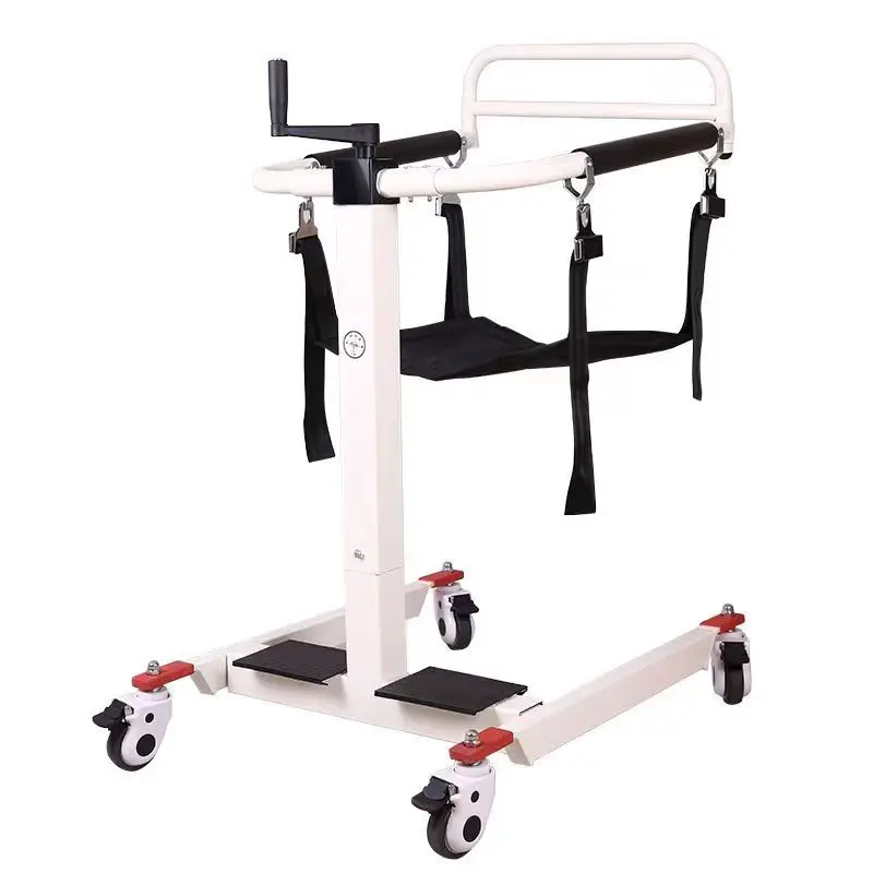 Elderly Patient Manual Transfer Lift Machine Home Care Bed Wheelchair Lifting Shift Chair Disabled Nursing Transport Moving Lift