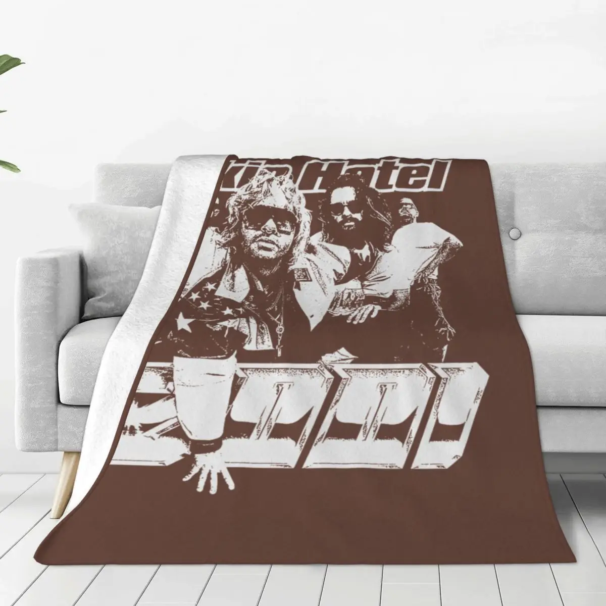 Tokio Hotel Blankets Fleece Decoration German Rock Multifunction Warm Throw Blanket for Bedding Outdoor Bedspread