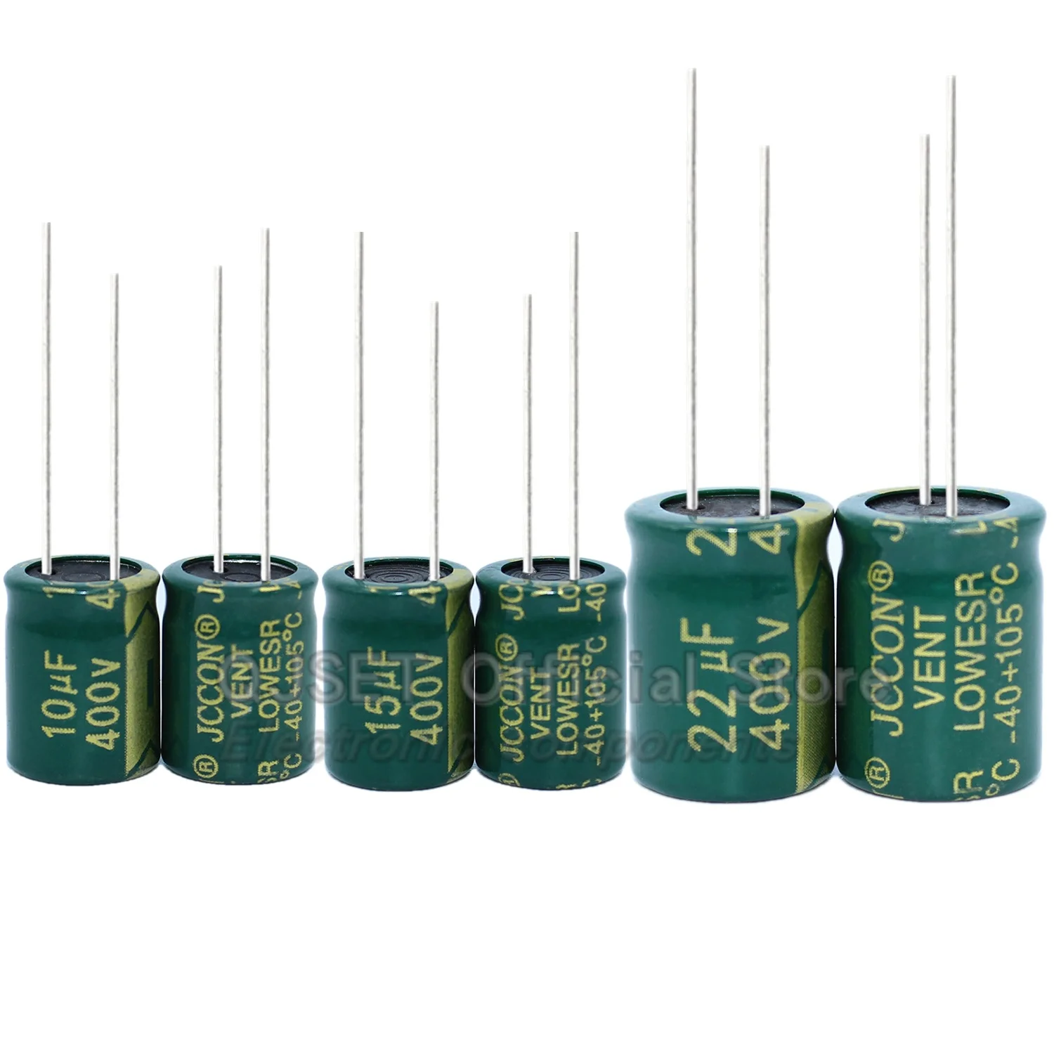 2-20pcs 400V 2.2/4.7/6.8/10/15/22/33/47/68/82/100/120/150/220 UF Inverter Power Adapter High Frequency Low Resistance Capacitor