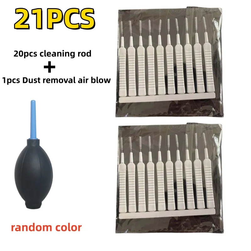 21pcs Random Color Phone Cleaner Brush & Dust Removal Air Blow Set for Charging Port Speaker Headphone for Camera Cleaning Kit