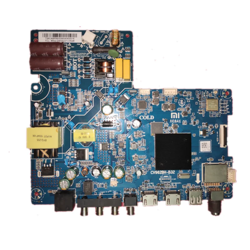 Frete grátis! Três em uma TV Motherboard, Rede WiFi, Teste Bem, CV962BH-B32, 60-72V, 300ma, funcionando bem