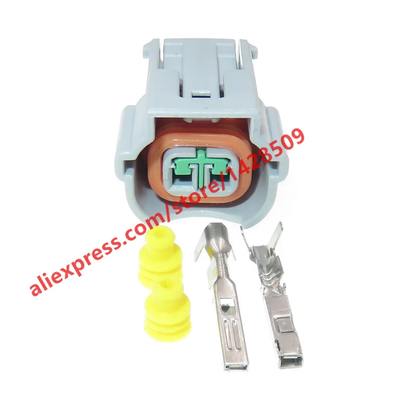 1 Set 2 Pin Waterproof Automotive Oil Injector Plug Turn Signal Connector For Hyundai KIA 936141-1 936216-1 936139-1