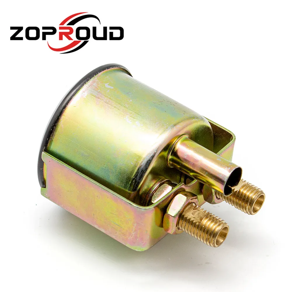 ZOPROUD 2.5 بوصة 60 مم مقياس ضغط الهواء إبرة مزدوجة ميكانيكية 0-1000Kpa