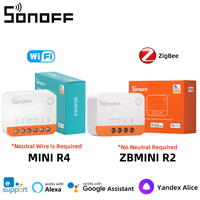 SONOFF Zigbee ZBMINI L2 and WiFi MINI R4 Smart Switch Support 2-Way Control Smart Scene EweLink APP Remote Control Alexa Google