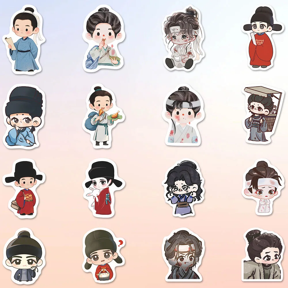 젊은 노예들과 티베트 바다 성인들을 위한 새로운 Q 버전 티베트 바다 전설 샤오잔 코스프레 스티커 252개