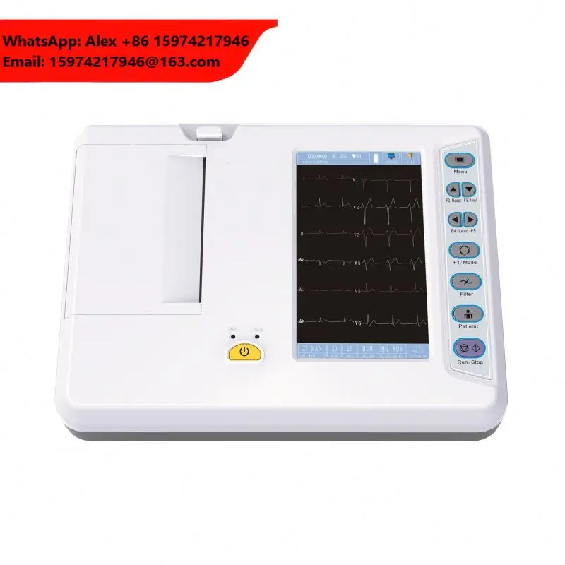 VET ECG Portable 3 12 Channel Veterinary ECG Monitor Machine For Animals