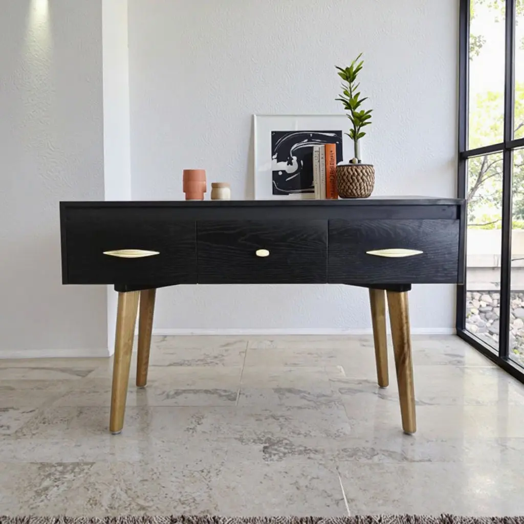 Z DU'S Modern Solid Wood Cabinets With A Practical Three-drawer Design Can Serve As Decorative FurnitureZ