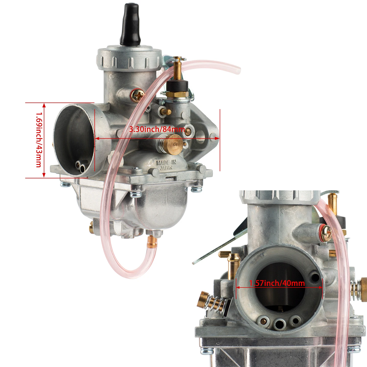 Motorcycle Carburetor For Suzuki 125cc TS 125 TS125 125N TC125 DS125 TS100 DS100 For 2 Stroke Single Cylinder 65-125cc Dirt Bike